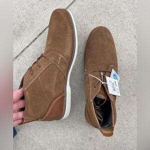 Nunn Bush Barklay PT BT 84793-909 Tan/White Chukka Men’s Ankle Boots SZ 14